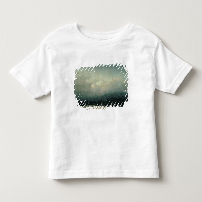 Camiseta Infantil Monge por mar, 1809 (Frente)