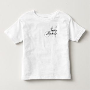 Camiseta Infantil Monograma Ring Bearer Casamento T—Camisa