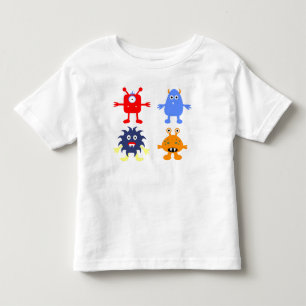 Camiseta Infantil Monster Themed Toddler Fine Jersey T-Shirt