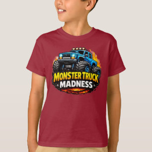 Camiseta Infantil Monster Truck Madness