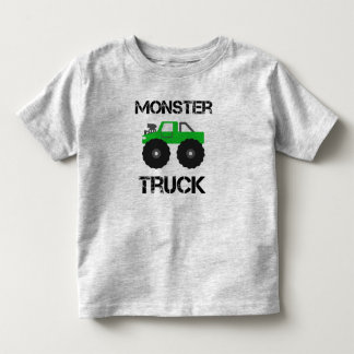 Camiseta Infantil Monster truck verde