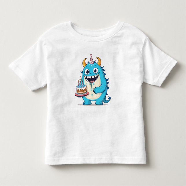 Camiseta Infantil Monsterific Birthday! (Frente)