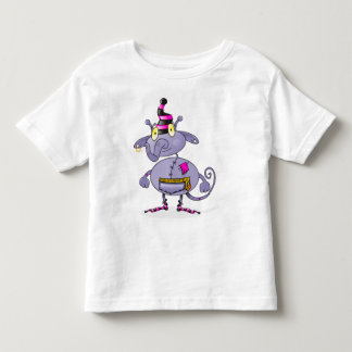 Camiseta Infantil Monstro dos desenhos animados - remendos!