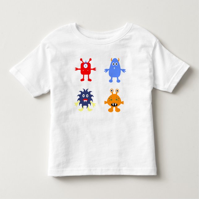 Camiseta Infantil Monstro - Toddler Fine Jersey T-Shirt (Frente)