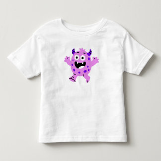 Camiseta Infantil Monstrosinhos Roxos Felizes