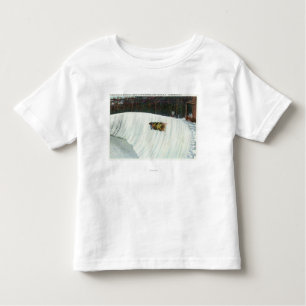 Camiseta Infantil Montando a curva de Whiteface