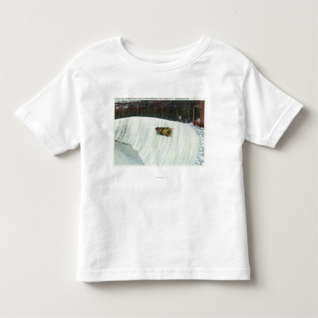 Camiseta Infantil Montando a curva de Whiteface (Frente)