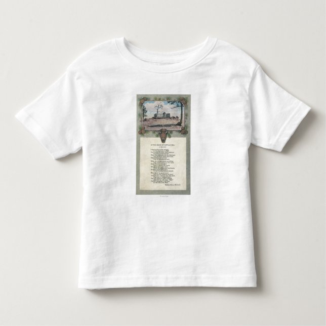 Camiseta Infantil Montanha da vigia, Colorado (Frente)