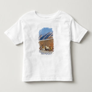 Camiseta Infantil Montanhas Big Horn, Cavalos correndo