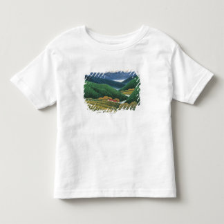 Camiseta Infantil Montanhas do primavera