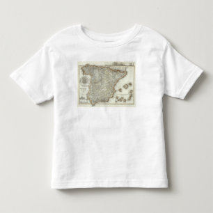 Camiseta Infantil Montanhas e rios de Madrid, espanha
