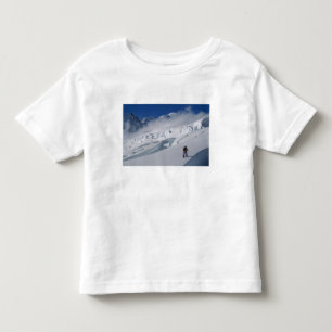 Camiseta Infantil Montanhista no glaciar Tasman no Monte