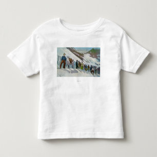 Camiseta Infantil Montanhistas no pé da geleira de Sperry