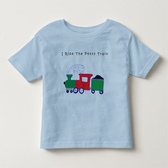 Camiseta Infantil Monte o trem do Potty (Frente)