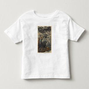 Camiseta Infantil Montículo, Montana - perfuração subterrânea no