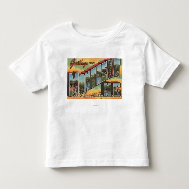 Camiseta Infantil Montreat, North Carolina - grandes cenas 2 da (Frente)