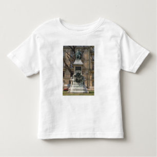 Camiseta Infantil Monumento franceses do pere de Alexander Dumas a