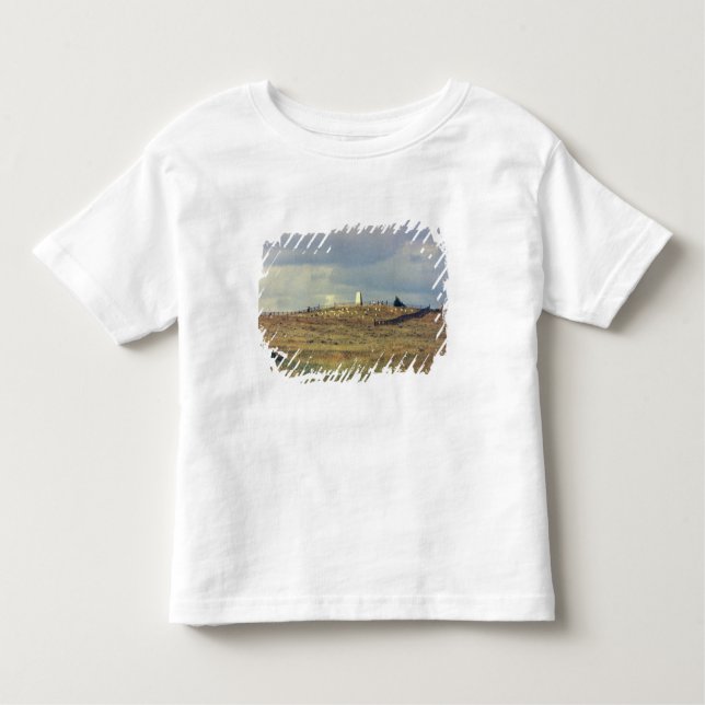 Camiseta Infantil Monumento Nacional de Little Bighorn Battlefield ( (Frente)