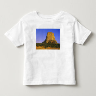 Camiseta Infantil Monumento Nacional Devils Tower em Wyoming