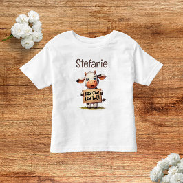 Camiseta Infantil Moo-Moo I'm Two!