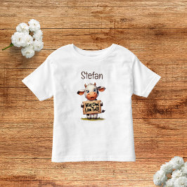 Camiseta Infantil Moo-Moo I'm Two!