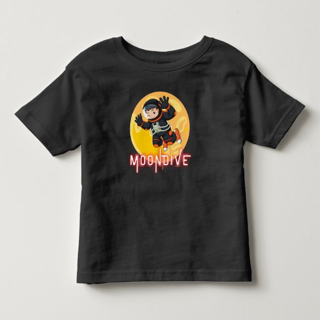 CAMISETA INFANTIL MOONDIVE - ASTRONAUTA ESPACIAL (Frente)