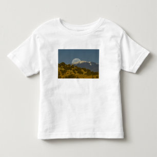 Camiseta Infantil Moonrise sobre as montanhas Sangre de Cristo,