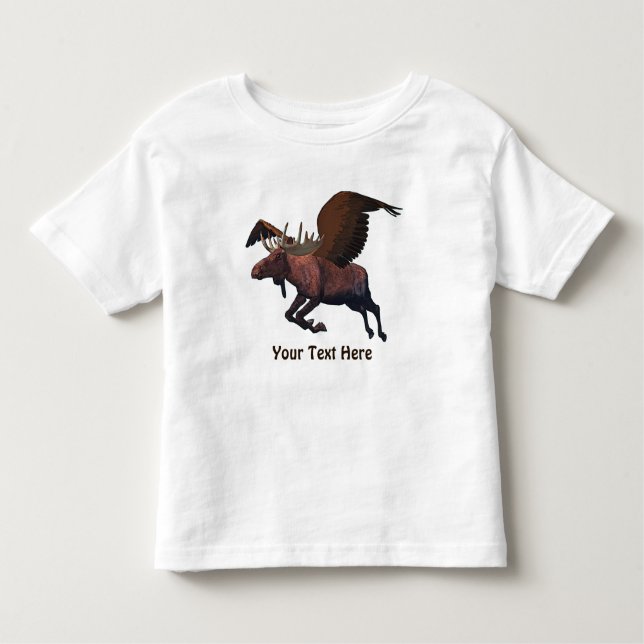 Camiseta Infantil Moose Voadora (Frente)