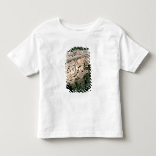 Camiseta Infantil Moradias de penhasco indianas do povoado indígeno