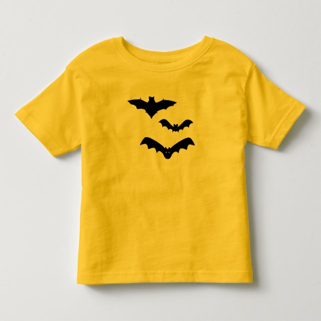 Camiseta Infantil Morcegos de Halloween (Frente)