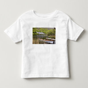 Camiseta Infantil Mosteiro de Kylemore, Irlanda. O Mosteiro de Kylem