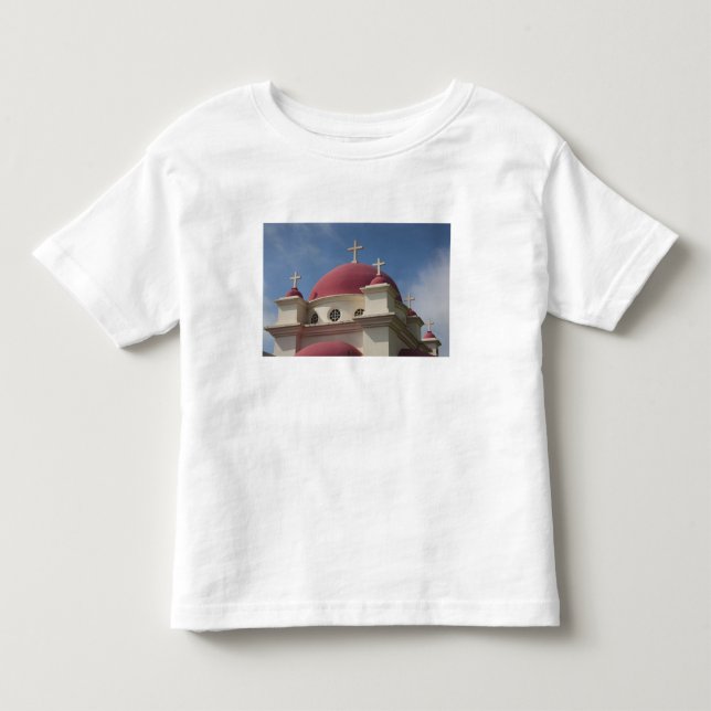 Camiseta Infantil Mosteiro Ortodoxo Grego (Frente)
