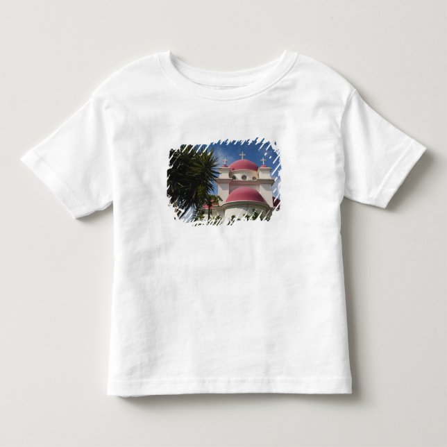 Camiseta Infantil Mosteiro Ortodoxo Grego (Frente)