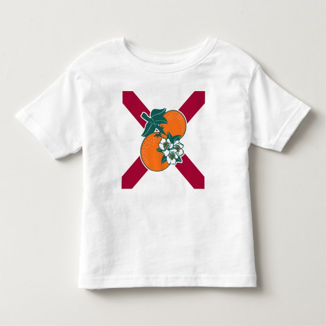 Camiseta Infantil Mostre suas cores - Flórida (Frente)