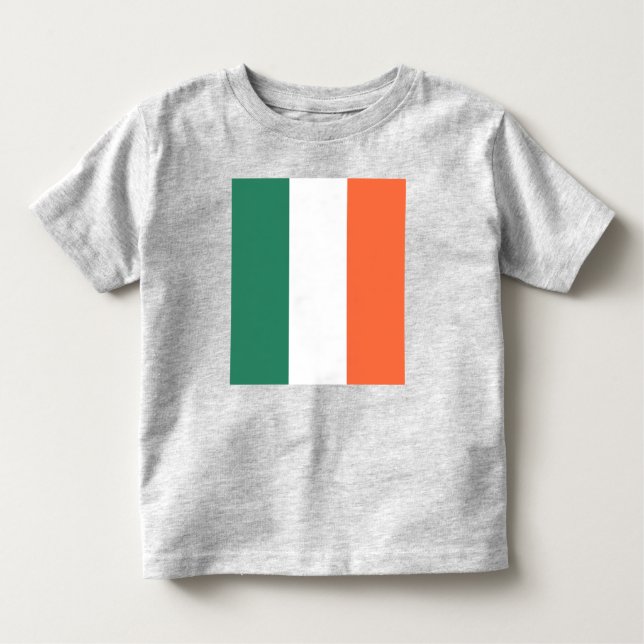 Camiseta Infantil Mostre suas cores - Irlanda (Frente)