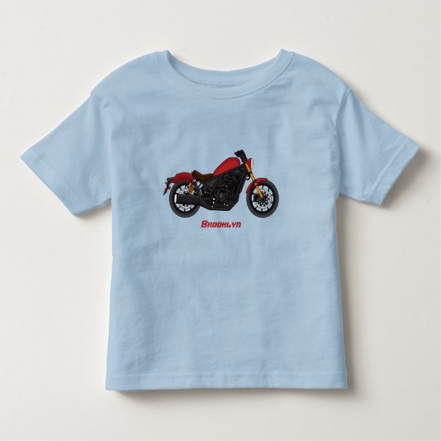Camiseta Infantil motocicleta legal (Frente)
