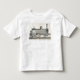 Camiseta Infantil Motor locomotivo, gravado por J.W. Lowry