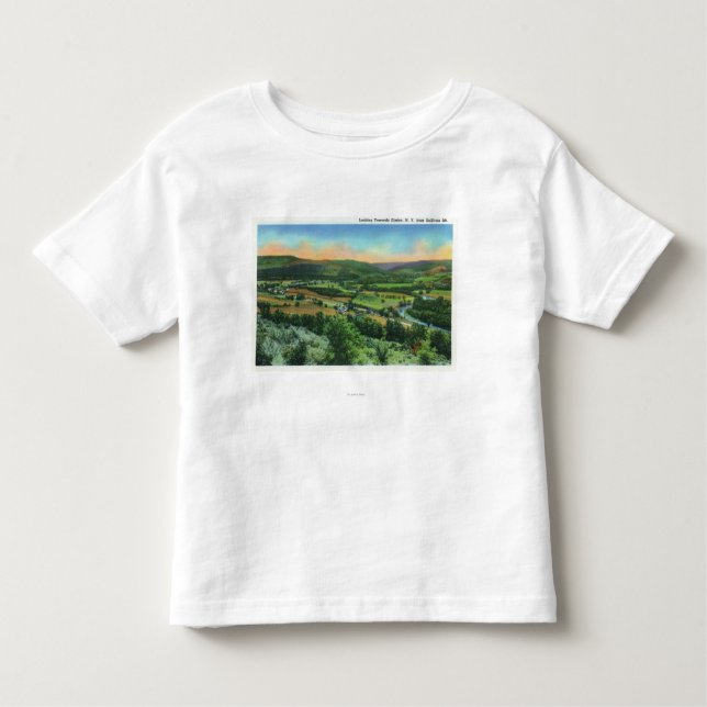 Camiseta Infantil Mountain View de Sullivan da cidade (Frente)