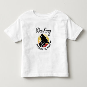 Camiseta Infantil Movimentação de neve - Piscando Pela Neve