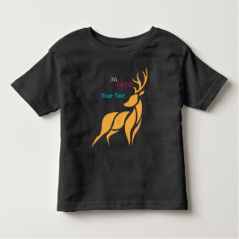 Camiseta Infantil Mr. Deer Graphic – Rustic Woodland Style