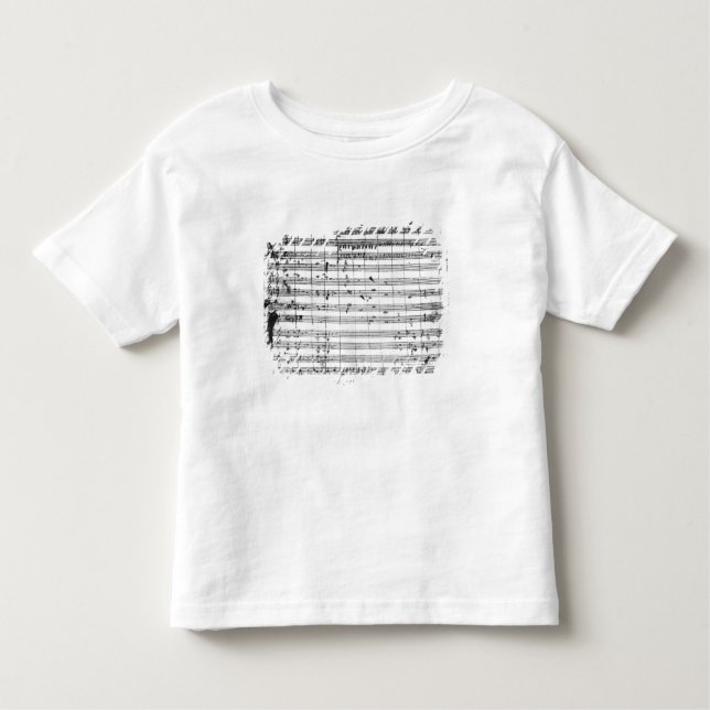 Camiseta Infantil Ms.1548 Ouverture da ópera 'Don Giovanni (Frente)
