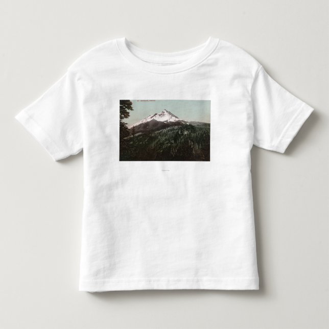 Camiseta Infantil Mt. Jefferson, Mountain View de Oregon (Frente)