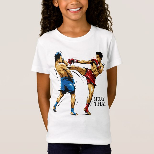 Camiseta Infantil Muay Thai / Boxe Tailandês (Frente)