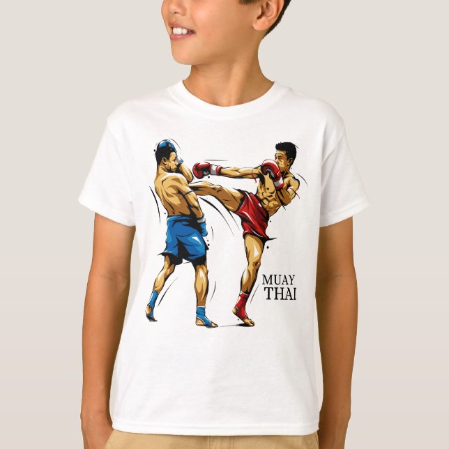 Camiseta Infantil Muay Thai / Boxe Tailandês (Frente)