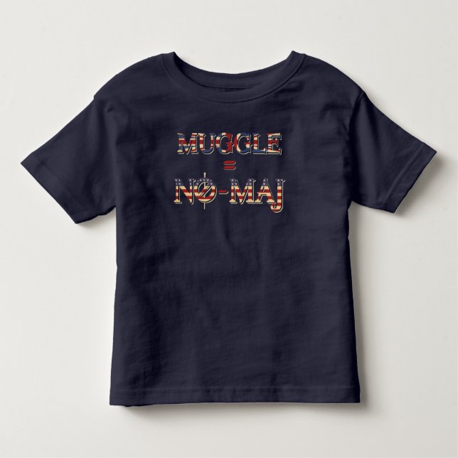 CAMISETA INFANTIL MUGLE™ = NO-MAJ™ (Frente)