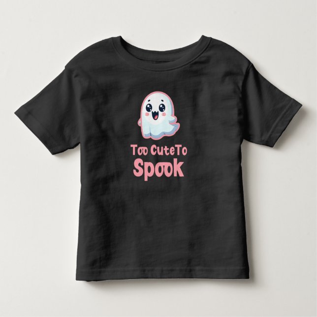 Camiseta Infantil Muito Bonito Para Falar, Garotos De Halloween Boni (Frente)