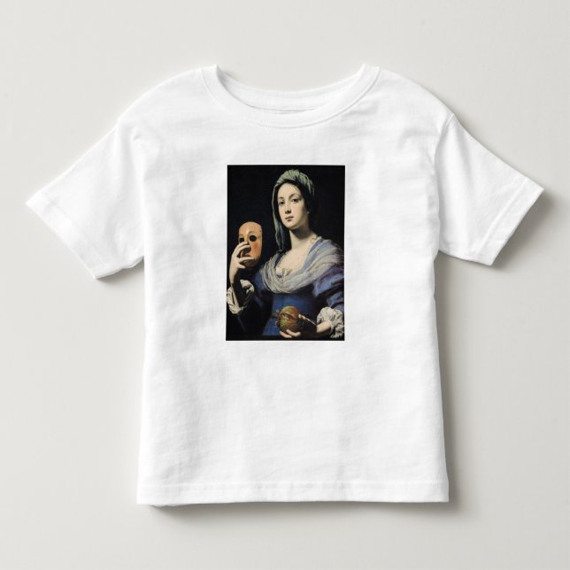 Camiseta Infantil Mulher com máscara 2 (Frente)