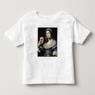 Camiseta Infantil Mulher com uma máscara 2