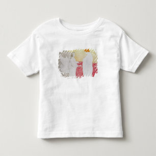 Camiseta Infantil Mulher de Henri de Toulouse-Lautrec na cama,