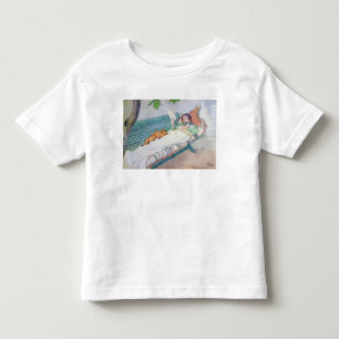 Camiseta Infantil Mulher deitada em um banco, 1913